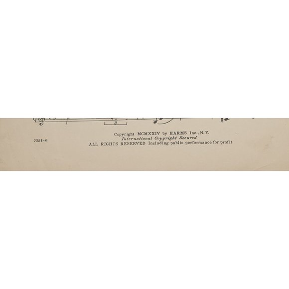 Vintage Sheet Music 1924 Indian Love Call Piano Voice Hammerstein - Picture 5 of 5